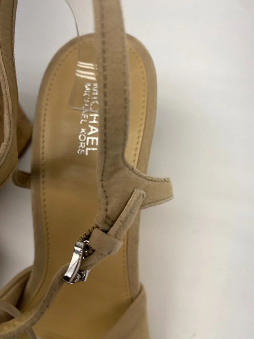 Michael Kors Womens Laney Suede Bow Wedge Sandal Sz 10